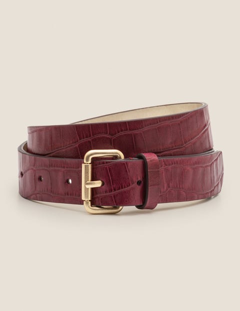 Classic Buckle Belt - Ruby Ring Croc Classic Buckle Belt - Ruby Ring Croc
