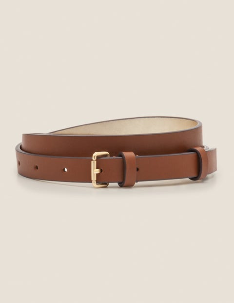 Skinny Buckle Belt - Tan Skinny Buckle Belt - Tan