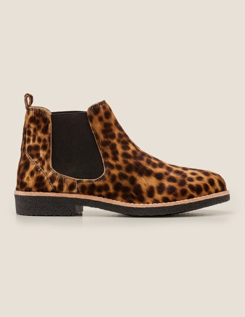 Oakington Ankle Boots - Tan Leopard Oakington Ankle Boots - Tan Leopard