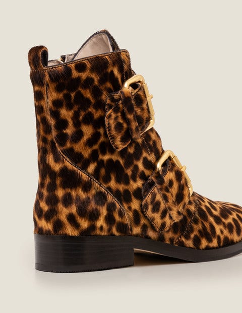 Cavenham Ankle Boots - Tan Leopard Cavenham Ankle Boots - Tan Leopard