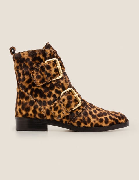 Cavenham Ankle Boots - Tan Leopard Cavenham Ankle Boots - Tan Leopard