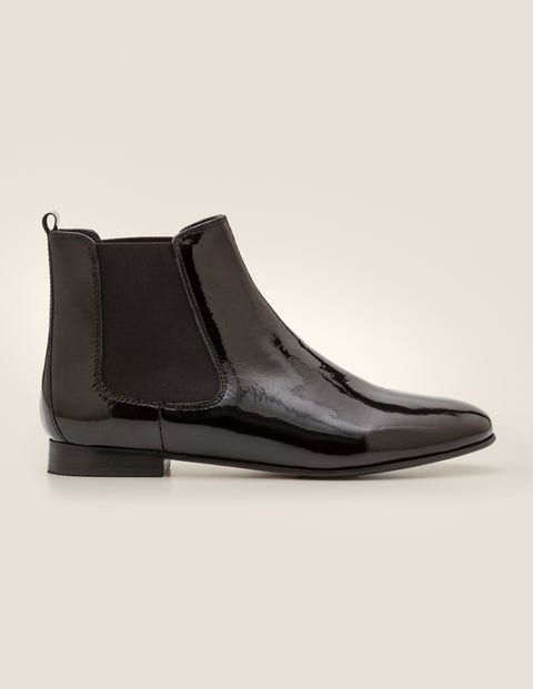 Leaton Chelsea Boots - Black Patent Leaton Chelsea Boots - Black Patent