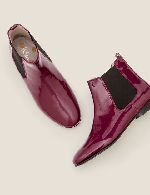 Leaton Chelsea Boots - Ruby Ring Patent Leaton Chelsea Boots - Ruby Ring Patent