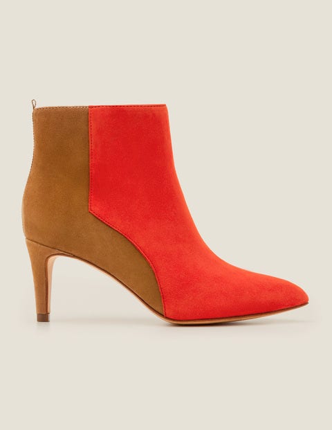 Bracknell Ankle Boots - Post Box Red/Gingerbread Bracknell Ankle Boots - Post Box Red/Gingerbread
