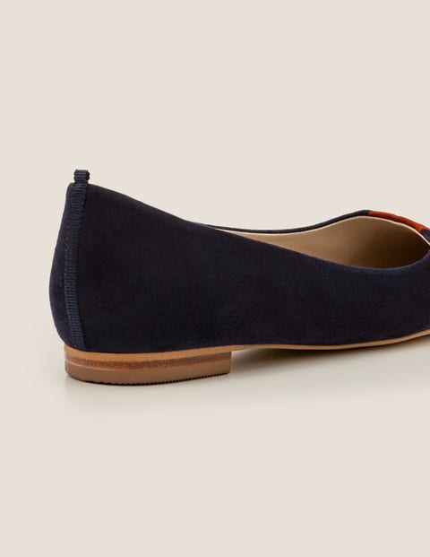 Frieda Flats - Navy/Conker Frieda Flats - Navy/Conker