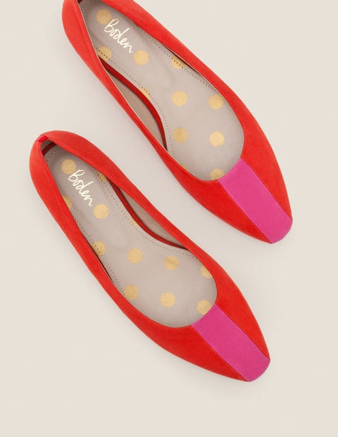 Chaussures Plates Frieda - Rouge boîte aux lettres/rose festif Chaussures Plates Frieda - Rouge boîte aux lettres/rose festif