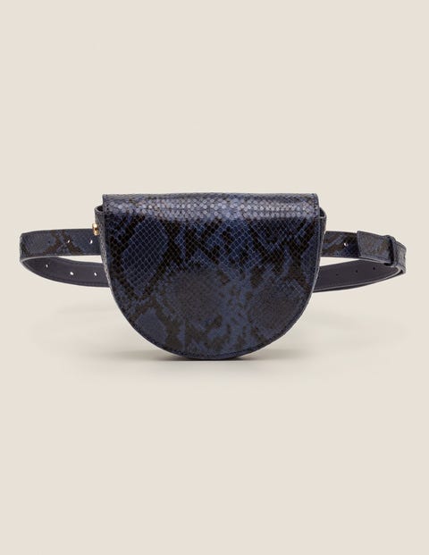 Brecon Gürteltasche - Navy, Schlangenmuster Brecon Gürteltasche - Navy, Schlangenmuster