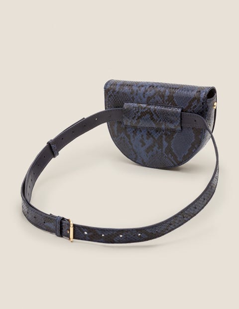 Brecon Gürteltasche - Navy, Schlangenmuster Brecon Gürteltasche - Navy, Schlangenmuster