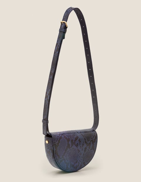 Brecon Gürteltasche - Navy, Schlangenmuster Brecon Gürteltasche - Navy, Schlangenmuster