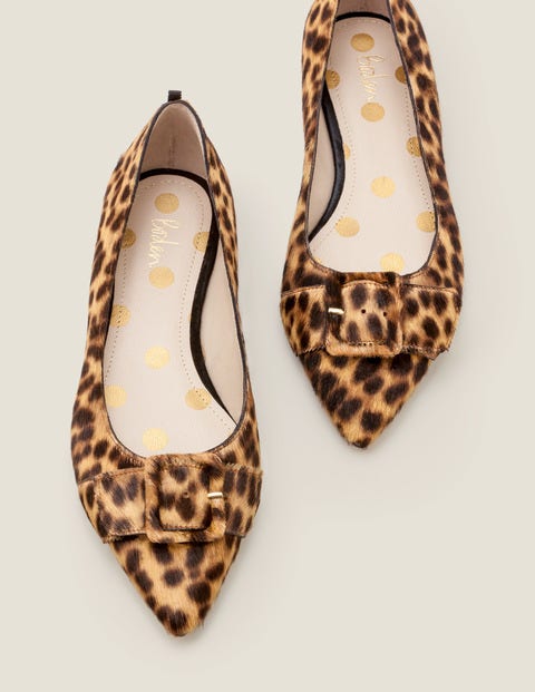 Chaussures Plates Renee - Motif léopard fauve Chaussures Plates Renee - Motif léopard fauve