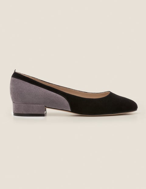 Cathy Low Heels - Black/Pewter Cathy Low Heels - Black/Pewter