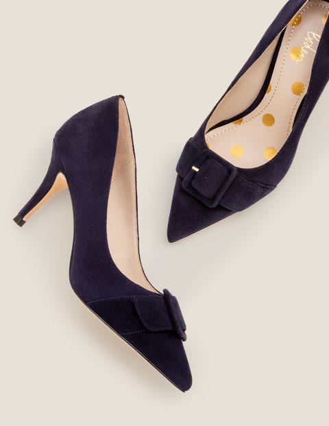 Renee Mid Heels - Navy Renee Mid Heels - Navy