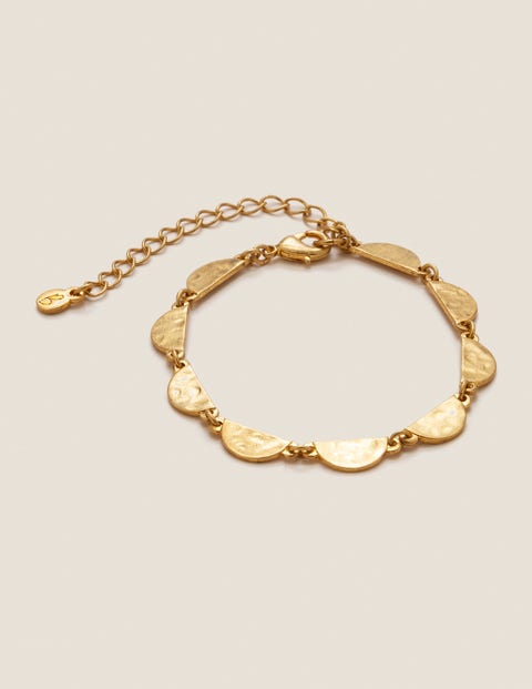 Scallop Bracelet - Gold Metallic Scallop Bracelet - Gold Metallic