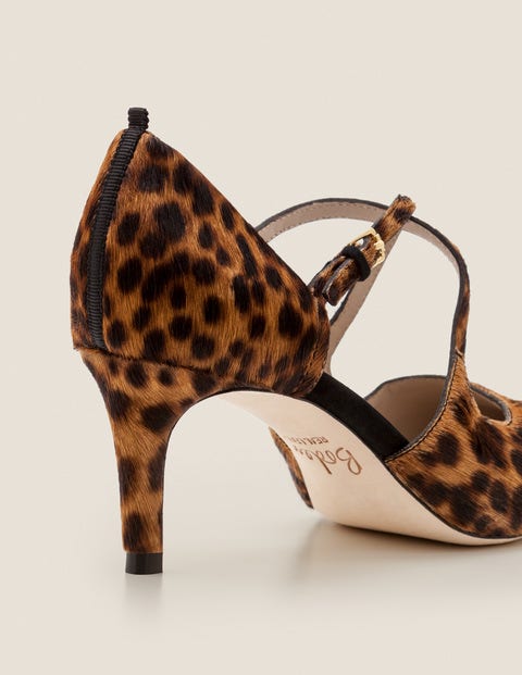Vanessa Mid Heels - Tan Leopard Vanessa Mid Heels - Tan Leopard
