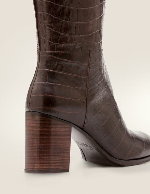 Evershot Knee High Boots - Dark Brown Evershot Knee High Boots - Dark Brown