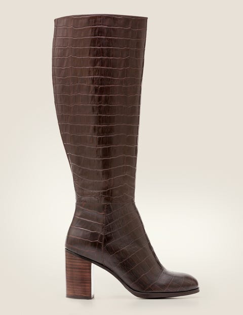 Evershot Knee High Boots - Dark Brown Evershot Knee High Boots - Dark Brown