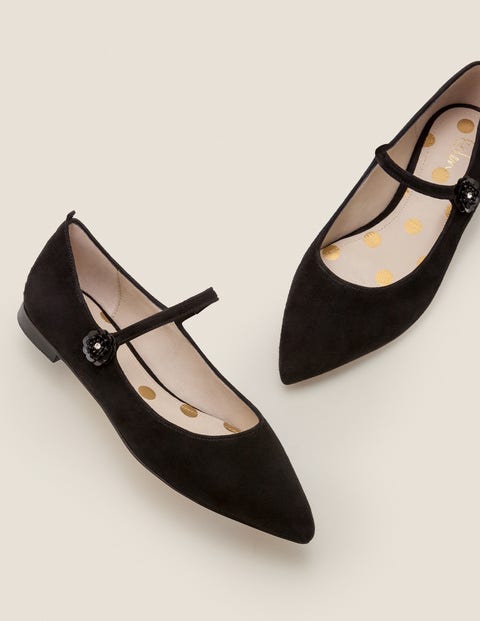 Hallie Embellished Flats - Black Hallie Embellished Flats - Black
