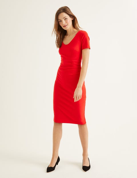 Honor Ponte Dress - Post Box Red Honor Ponte Dress - Post Box Red
