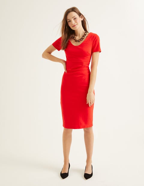 Honor Ponte Dress - Post Box Red Honor Ponte Dress - Post Box Red