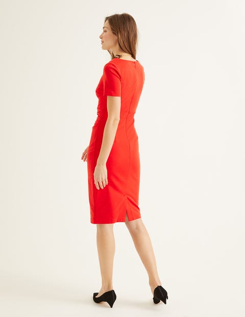 Honor Ponte Dress - Post Box Red Honor Ponte Dress - Post Box Red