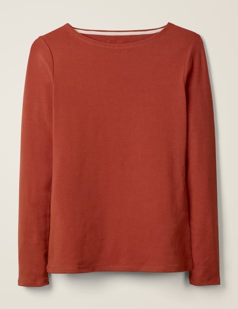 Essential Boatneck - Conker Essential Boatneck - Conker