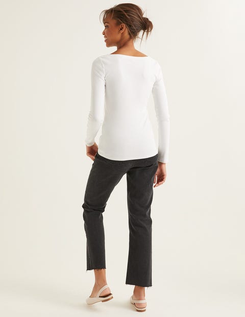 Essential Boatneck - White Essential Boatneck - White