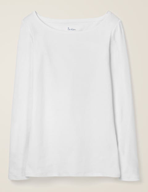 Essential Boatneck - White Essential Boatneck - White
