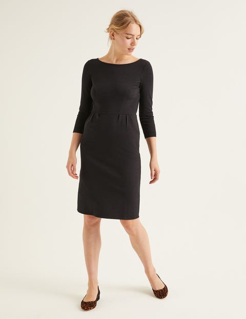 boden black jersey dress