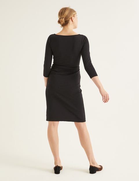 boden black jersey dress