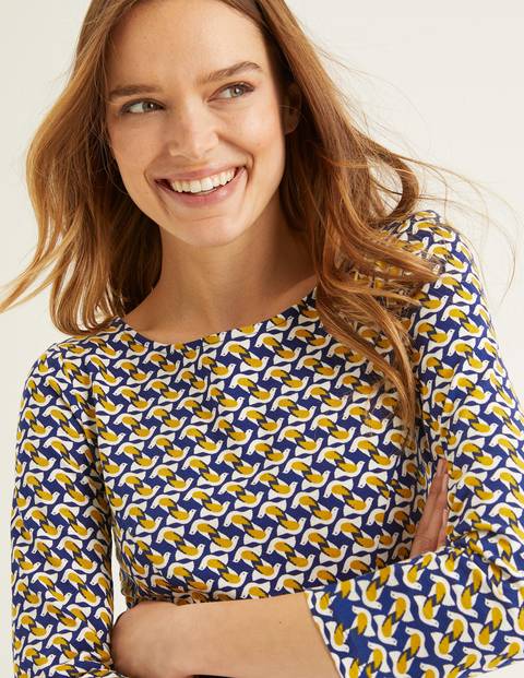 Penny Jersey Dress - Navy and Saffron, Dove Geo Penny Jersey Dress - Navy and Saffron, Dove Geo