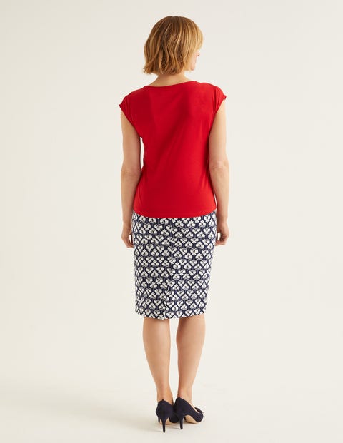 Dakota Jersey Top - Post Box Red Dakota Jersey Top - Post Box Red