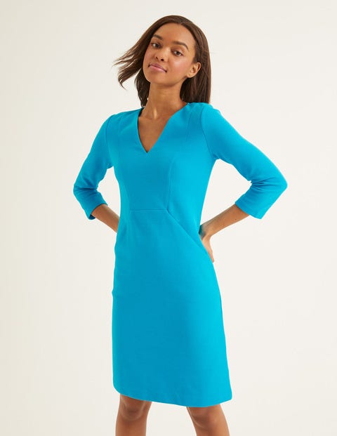 Bronte Jersey Dress - Blue Lagoon Bronte Jersey Dress - Blue Lagoon