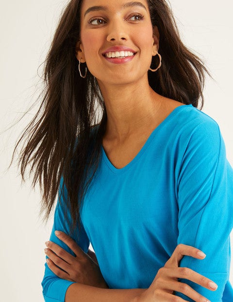 Supersoft Relaxed Voop Tee - Blue Lagoon Supersoft Relaxed Voop Tee - Blue Lagoon