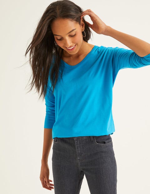 Supersoft Relaxed Voop Tee - Blue Lagoon Supersoft Relaxed Voop Tee - Blue Lagoon