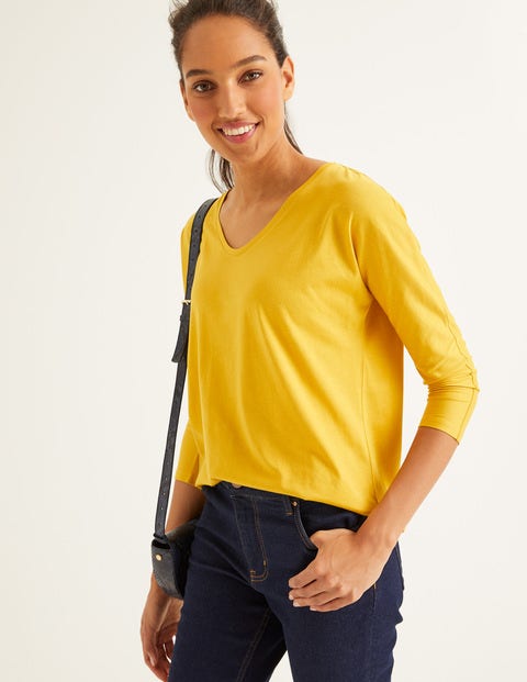 Supersoft Relaxed Voop Tee - Saffron Supersoft Relaxed Voop Tee - Saffron