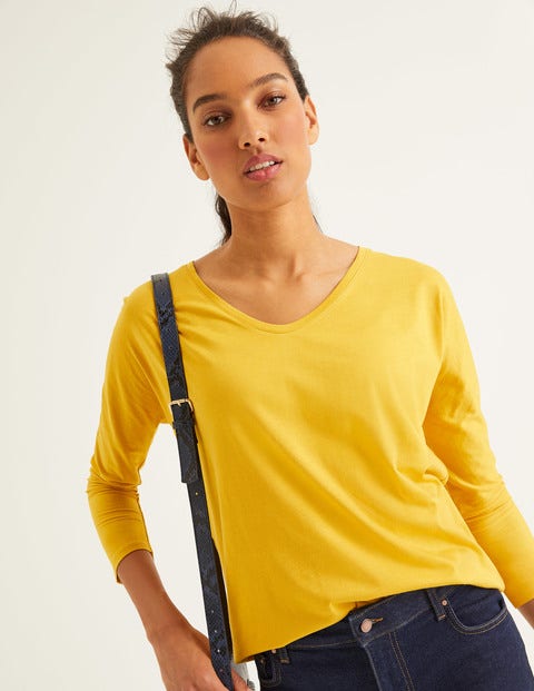 Supersoft Relaxed Voop Tee - Saffron Supersoft Relaxed Voop Tee - Saffron