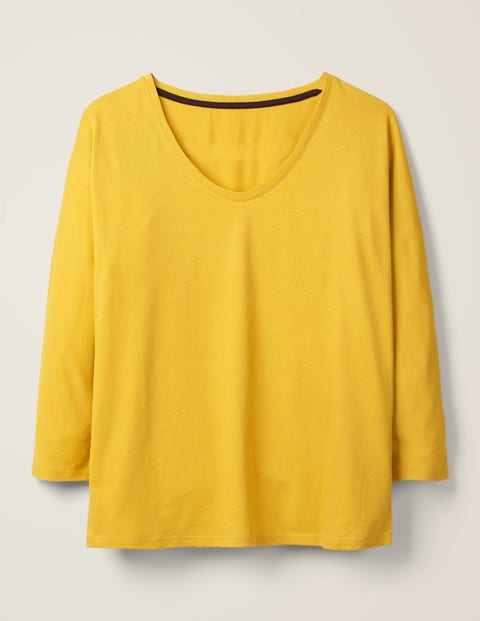 Supersoft Relaxed Voop Tee - Saffron Supersoft Relaxed Voop Tee - Saffron