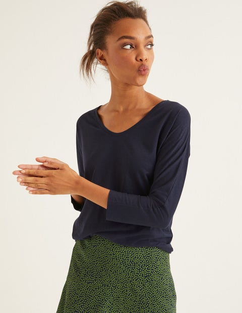 Supersoft Relaxed Voop Tee - Navy Supersoft Relaxed Voop Tee - Navy