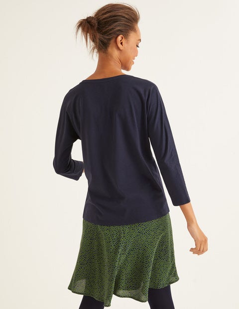 Supersoft Relaxed Voop Tee - Navy Supersoft Relaxed Voop Tee - Navy