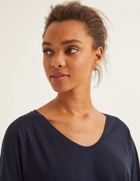 Supersoft Relaxed Voop Tee - Navy Supersoft Relaxed Voop Tee - Navy