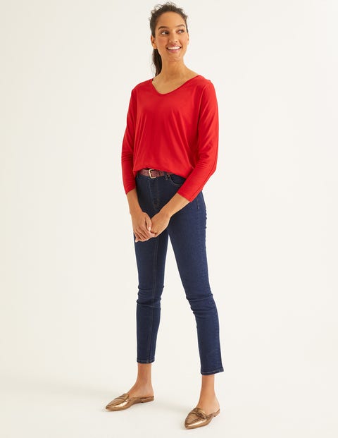 Supersoft Relaxed Voop Tee - Post Box Red Supersoft Relaxed Voop Tee - Post Box Red