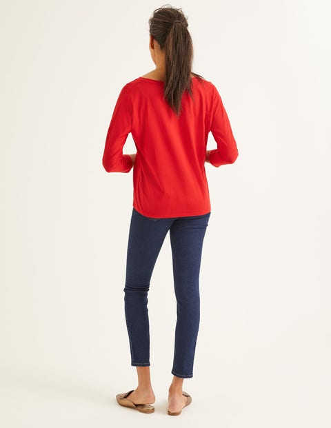 Supersoft Relaxed Voop Tee - Post Box Red Supersoft Relaxed Voop Tee - Post Box Red