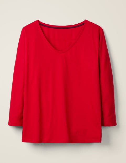 Supersoft Relaxed Voop Tee - Post Box Red Supersoft Relaxed Voop Tee - Post Box Red