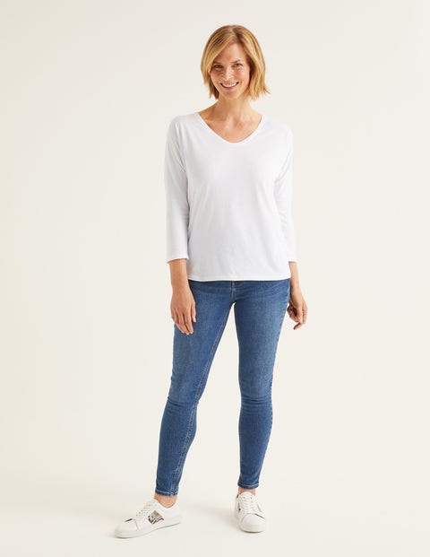Supersoft Relaxed Voop Tee - White Supersoft Relaxed Voop Tee - White