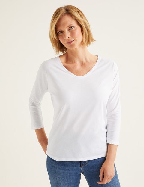 Supersoft Relaxed Voop Tee - White Supersoft Relaxed Voop Tee - White