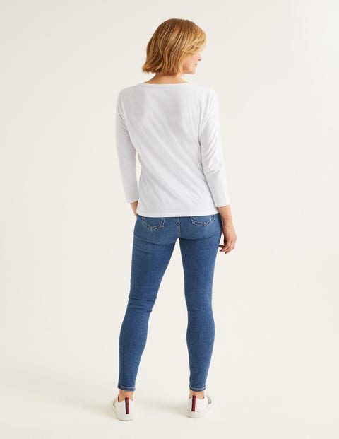 Supersoft Relaxed Voop Tee - White Supersoft Relaxed Voop Tee - White