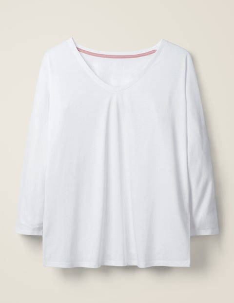 Supersoft Relaxed Voop Tee - White Supersoft Relaxed Voop Tee - White