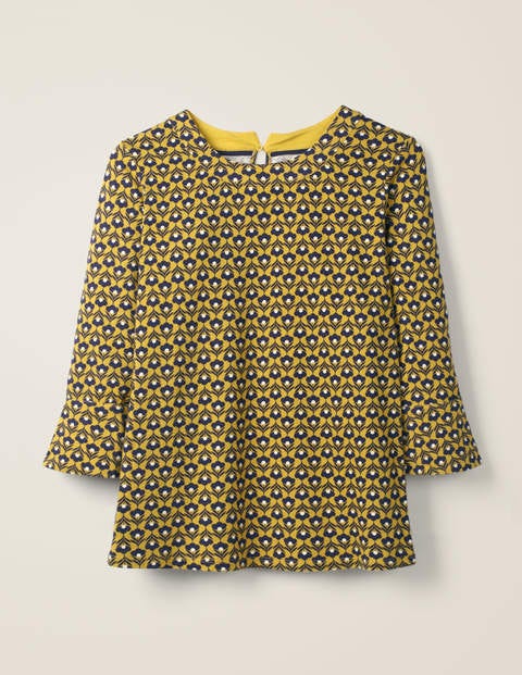 Althea Jersey Top - Saffron, Petal Head Althea Jersey Top - Saffron, Petal Head