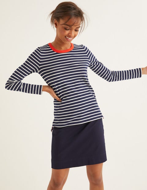 Crew Neck Breton - Navy/Ivory Crew Neck Breton - Navy/Ivory