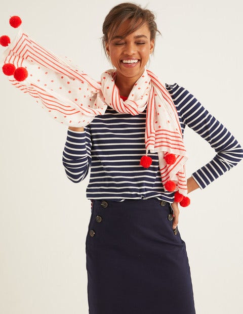 Crew Neck Breton - Navy/Ivory Crew Neck Breton - Navy/Ivory